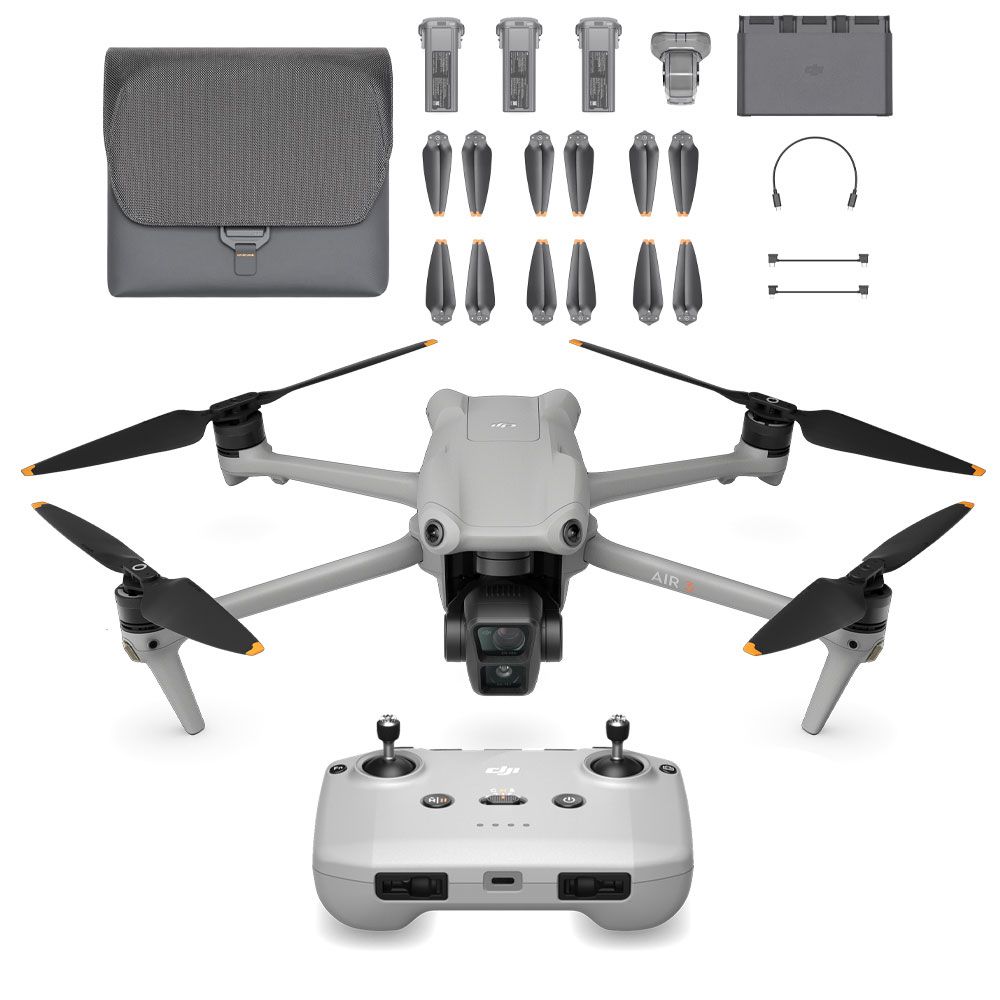 DJI Air 3 Fly More Combo et radiocommande DJI RC-N2